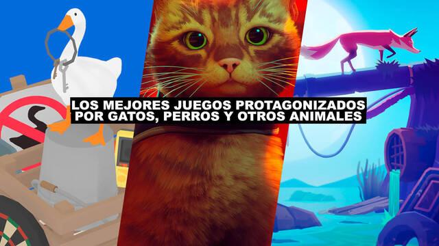 Los mejores juegos protagonizados por gatos, perros y otros animales