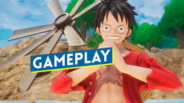 One Piece Odyssey gameplay de 18 minutos RPG de One Piece