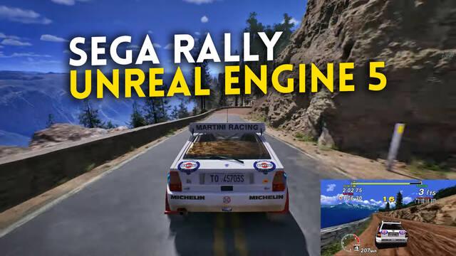 Desarrollan un remake de Sega Rally en Unreal Engine 5