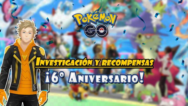 Todas las tareas y recompensas de la investigación especial del sexto aniversario de Pokémon GO