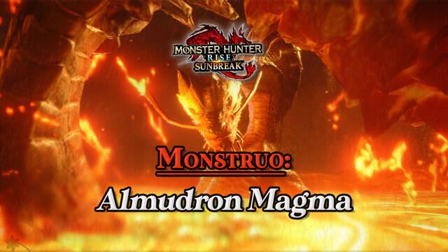 Almudron Magma en Monster Hunter Rise: Cómo cazarlo y recompensas - Monster Hunter Rise: Sunbreak