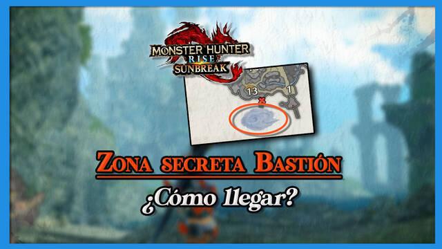 Monster Hunter Rise Sunbreak: Cómo llegar a la zona secreta de Bastión - Monster Hunter Rise: Sunbreak