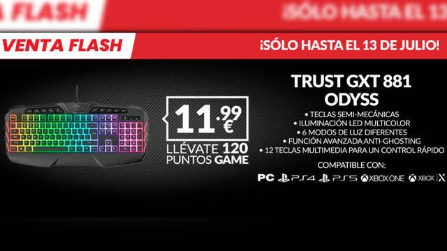 Consigue este teclado gaming en GAME por s�lo 11,99 euros