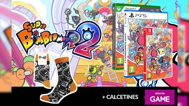 Ya puedes reservar Super Bomberman R 2 en GAME para llevarte unos calcetines exclusivos de regalo