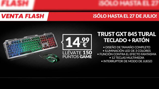 Hazte con este teclado gaming y rat�n en GAME gracias a una oferta flash