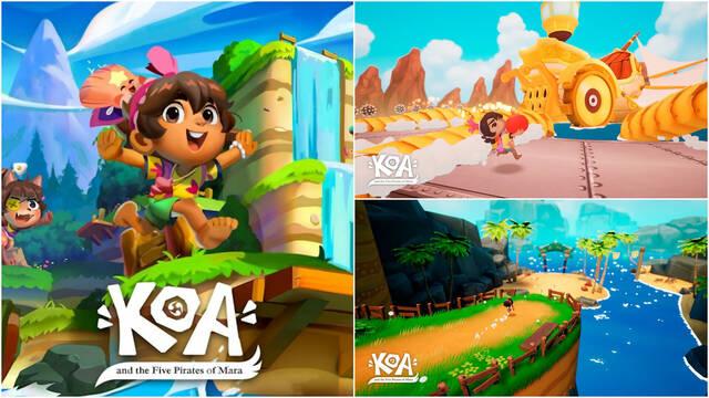Koa and the Five Pirates of Mara, el plataformas espa�ol codesarrollado por tres estudios