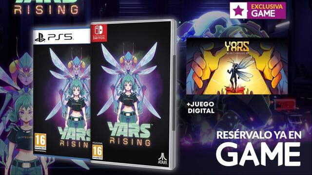 Reserva Yars Rising en GAME y ll�vate el juego Yars Recharged como regalo