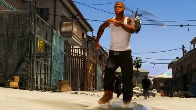 Referencia al primer tr�iler de GTA 5 escondida en GTA Online