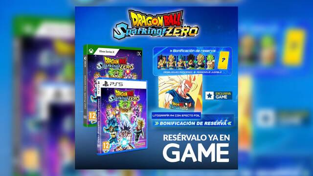 Reserva ya Dragon Ball: Sparking! Zero en GAME.