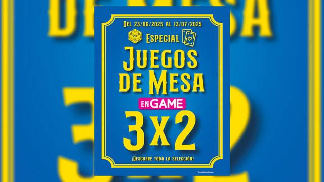 3x2 en juegos de mesa de GAME