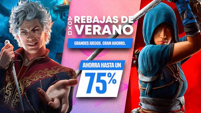 M�s de 2800 videojuegos de PS5 y PS4 rebajados hasta un 75 % en las Rebajas de Verano de PS Store.