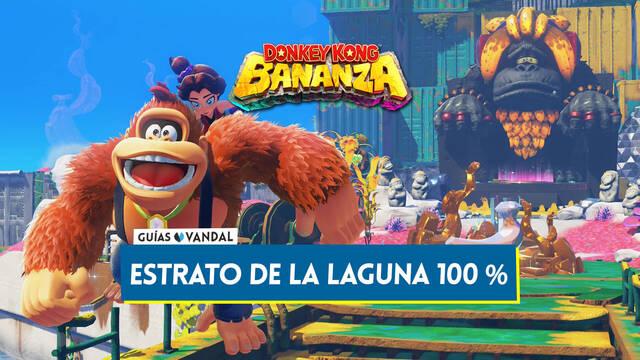 Estrato de la laguna al 100% en Donkey Kong Bananza - Donkey Kong Bananza