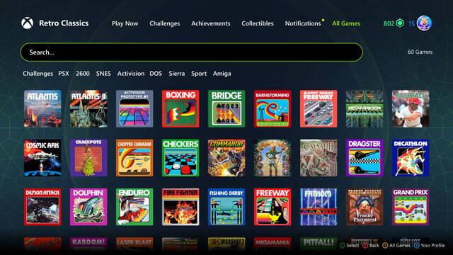 Retro Classics en Xbox Game Pass alcanza el mill�n de jugadores en menos de un mes