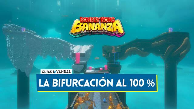 La bifurcaci�n al 100% en Donkey Kong Bananza - Donkey Kong Bananza