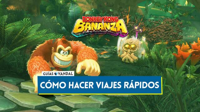 Donkey Kong Bananza: C�mo hacer viajes r�pidos y revisitar estratos - Donkey Kong Bananza
