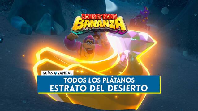 Todos los pl�tanos de Estrato del desierto en Donkey Kong Bananza - Localizaci�n - Donkey Kong Bananza