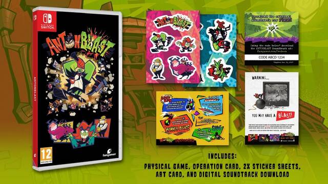 El fren�tico y divertido plataformas ANTONBLAST llegar� en formato f�sico a Nintendo Switch en noviembre