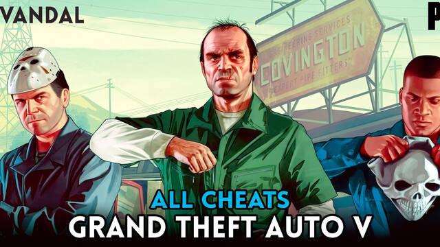 GTA 5 Cheats for PC: All Cheat Codes (2026)