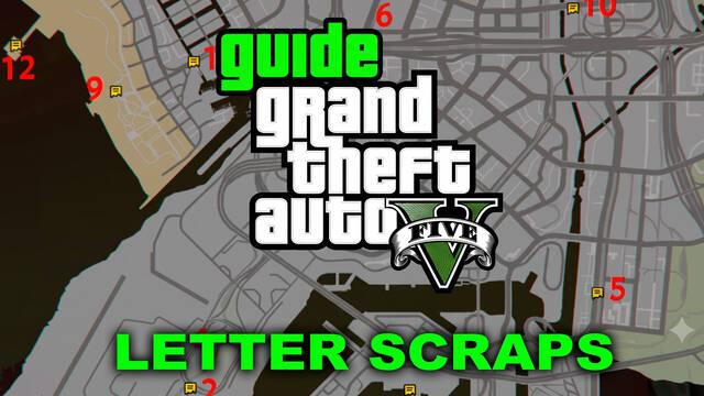 All Letter Scrap Locations in Grand Theft Auto 5