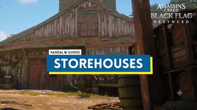 Assassin's Creed Black Flag Resynced: All Warehouses and Keys