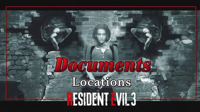 ALL Documents in Resident Evil 3 Remake � Locations