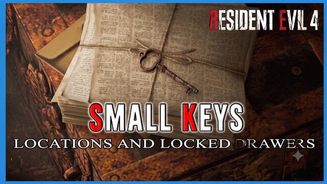 Resident Evil 4 Remake: All Small Keys and Locked Drawers