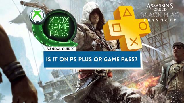 Is Assassin's Creed Black Flag Resynced on Game Pass or PS Plus?