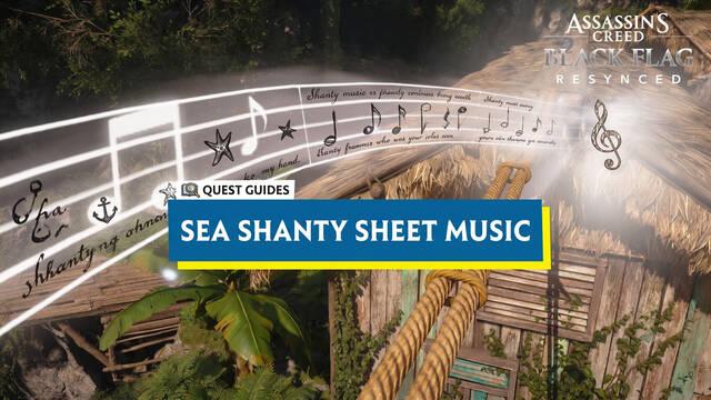 Assassin's Creed Black Flag Resynced: All Sea Shanty Sheet Music Locations