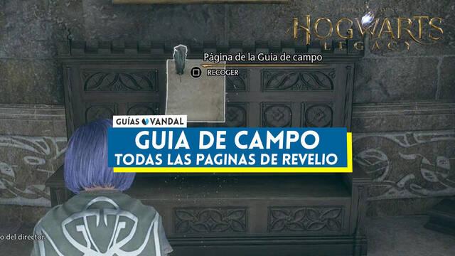 Hogwarts Legacy: TODAS las p�ginas de gu�a de campo y revelio - C�mo conseguirlas - Hogwarts Legacy