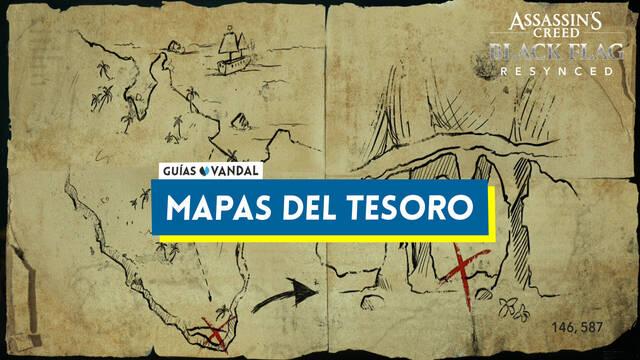 Assassin's Creed Black Flag Resynced: Mapas del tesoro y su localizaci�n - Assassin's Creed Black Flag Resynced