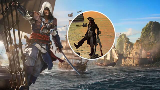 Black Flag Resynced ha mantenido un easter egg que ya estaba en el original y hace referencia a Piratas del Caribe