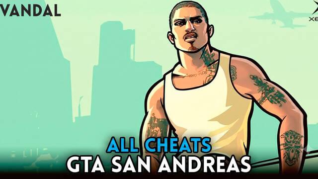 GTA San Andreas Cheats for Xbox - All Cheat Codes