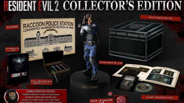 Confirmada en Europa la ediciÃ³n coleccionista de Resident Evil 2 Remake