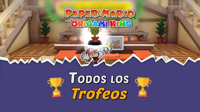 TODOS los Trofeos de Paper Mario: The Origami King y c�mo conseguirlos - Paper Mario: The Origami King