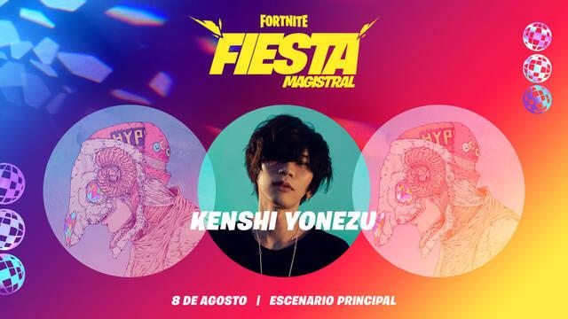 Fortnite: Concierto de Kenshi Yonezu en Fiesta Magistral; fecha y horarios