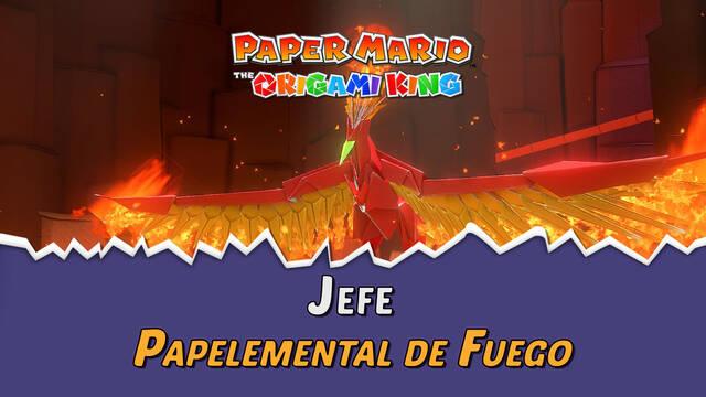 Papelemental de Fuego en Paper Mario The Origami King: Consejos y estrategias