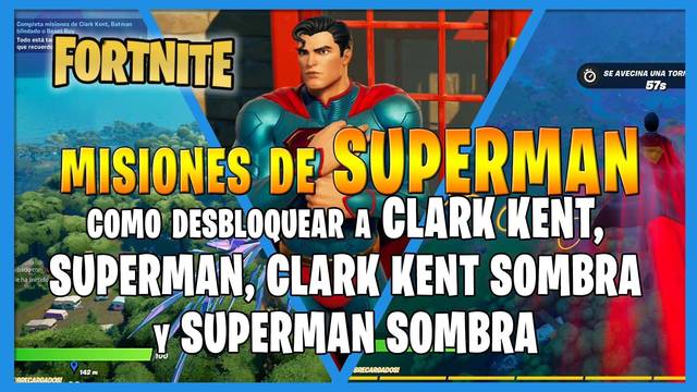 Fortnite: c�mo desbloquear a Superman y Superman Sombra - Fortnite Battle Royale