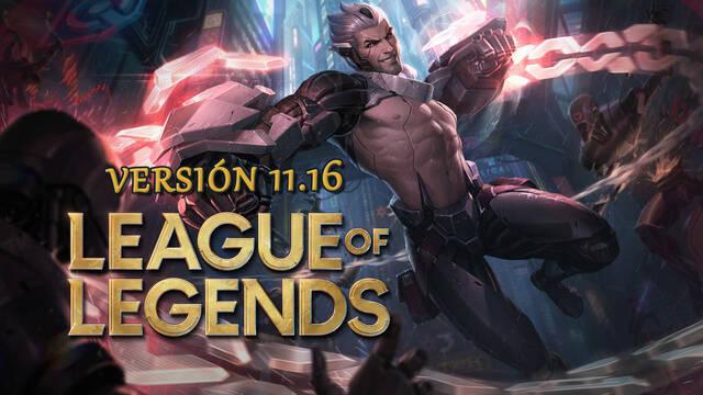 League of Legends notas del parche 11.16