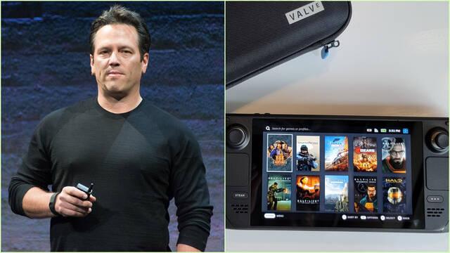 Phil Spencer prueba Steam Deck