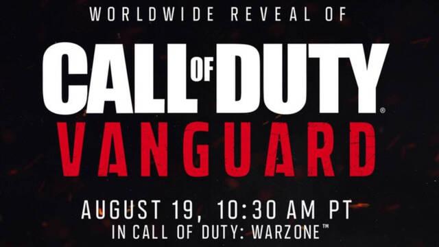 Call of Duty: Vanguard se presentar� oficialmente el 19 de agosto a trav�s de Warzone