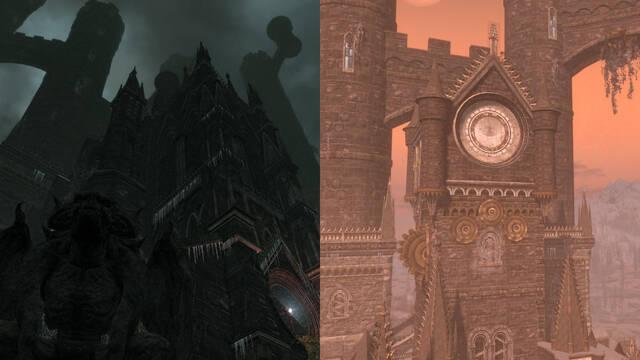 El castillo de Drácula inspirado en Castlevania llega de la mano de un mod de Skyrim