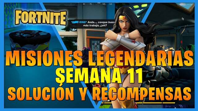 Fortnite T7: Misiones legendarias (Semana 11) - Soluci�n y recompensas - Fortnite Battle Royale