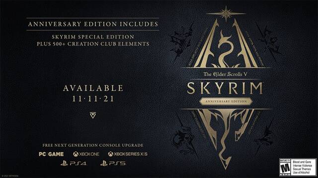 The Elder Scrolls V: Skyrim Anniversary Edition y su anuncio