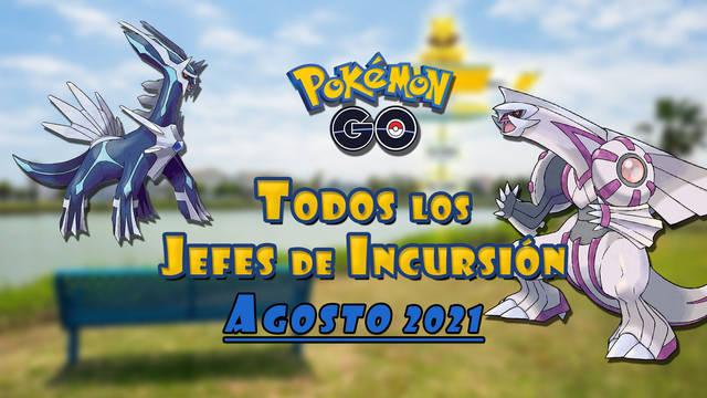 Pok�mon GO jefes de incursi�n de agosto 2021