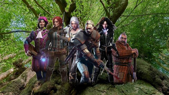 �rboles bautizados como los personajes de The Witcher
