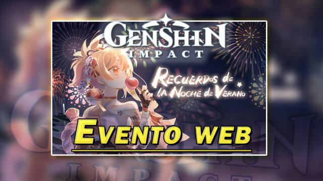 Genshin Impact detalles de Recuerdos de la Noche de Verano