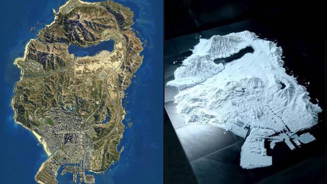 Artista recrea el mapa de GTA 5 impreso en 3D tras dedicar m�s de 400 horas