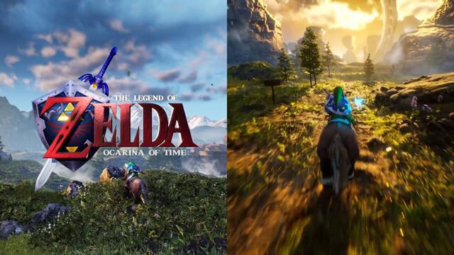 The Legend of Zelda: Ocarina of Time recreado en un impactante remake con Unreal Engine