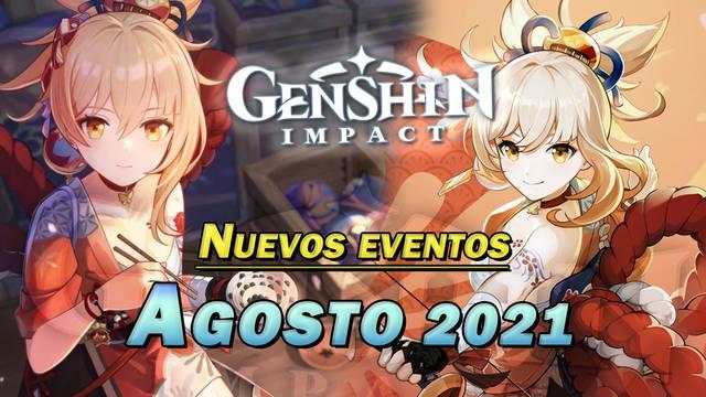 Genshin Impact: Eventos y gachapón agosto 2021