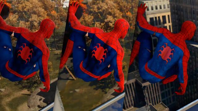 Comparativa de Spider-Man Remastered en PS5, PS4 y PC.